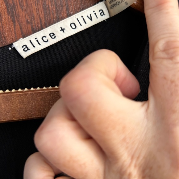 Alice & Olivia classic black wool dress - Picture 2 of 4